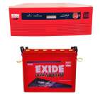 Exide GQP 1125VA Inverter and Exide Inva Tubular 150AH -IT 500 Combo